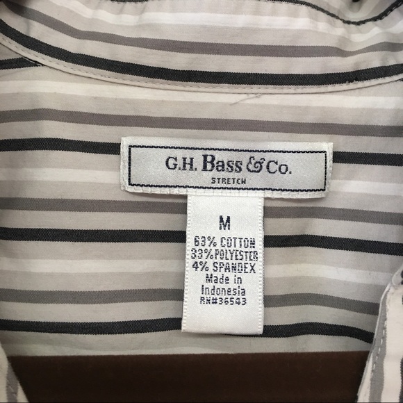 G.H. Bass & Co. Striped Button Down Blouse - Picture 6 of 6